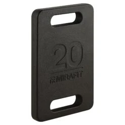 Mirafit Cast Iron Ruck Plates -Fitness Promotion Store 20kg Mirafit Cast Iron Ruck Plate on White Background 1