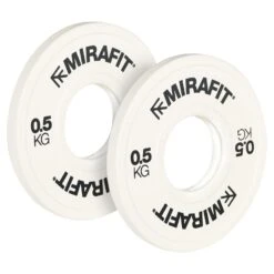 Mirafit Fractional Change Plates -Fitness Promotion Store 2x0 5kg Mirafit Olympic Change Plates on White Background 1