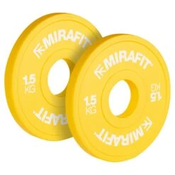 Mirafit Fractional Change Plates -Fitness Promotion Store 2x1 5kg Mirafit Olympic Change Plates on White Background 1