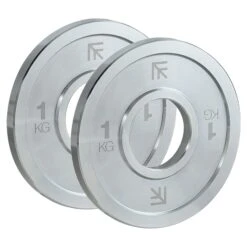 Mirafit Extra Thin Steel Olympic Fractional Plates - Choice Of Size -Fitness Promotion Store 2x1kg Mirafit Extra Thin Steel Olympic Fractional Plates on White Background