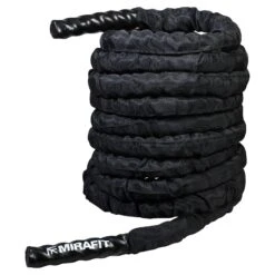 Mirafit Sleeve Battle Rope -Fitness Promotion Store 38mm Black Mirafit Sleeve Battle Rope