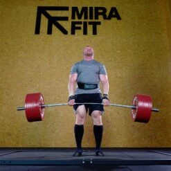 Mirafit Calibrated Cast Iron Weight Plates -Fitness Promotion Store Adam Bishop 420kg Deadlift Mirafit Barbell 2 1