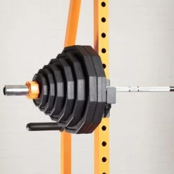 Mirafit Hex Olympic Weight Plates -Fitness Promotion Store Barbell Loaded Mirafit Hex Olympic Weight Plates