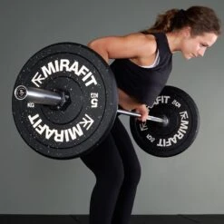 Mirafit M3 Women's 15kg Olympic Barbell -Fitness Promotion Store Barbell Row with Mirafit 15kg M3 Barbell