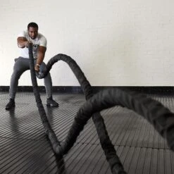 Mirafit Sleeve Battle Rope -Fitness Promotion Store Battle Rope Wave with Black Mirafit Sleeve Battle Rope 2