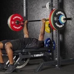 Mirafit Fractional Change Plates -Fitness Promotion Store Bench Press with Mirafit Olympic Change Plates for progressive overload