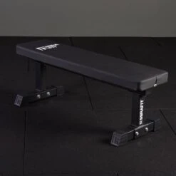 Mirafit M2 Flat Weight Bench -Fitness Promotion Store Black Mirafit M2 Flat Weight Bench in gym