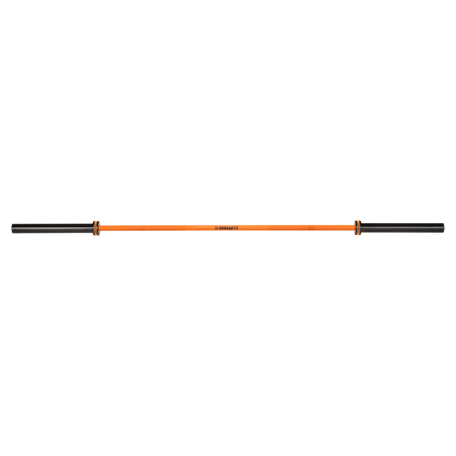 Mirafit M3 7ft 20kg Olympic Barbell - Orange & Black 8 Mirafit M3 7ft 20kg Olympic Barbell - Orange & Black - Image 8