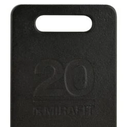 Mirafit Cast Iron Ruck Plates -Fitness Promotion Store Close Up Mirafit Cast Iron Ruck Plate on White Background