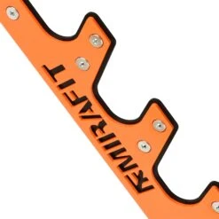 Mirafit 3 Barbell Wall Rack -Fitness Promotion Store Close Up of Mirafit Orange 3 Barbell Wall Rack 1