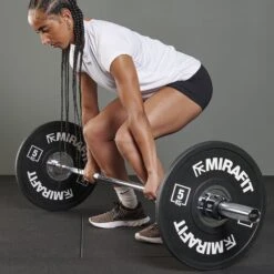 Mirafit 6ft International Olympic Bar -Fitness Promotion Store Deadlift with Mirafit 6ft International Olympic Bar