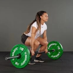 Mirafit Marbled Bumper Plates -Fitness Promotion Store Deadlift with Mirafit Marbled Bumper Plates 3