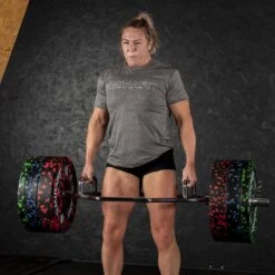 Mirafit 2" Olympic Trap Bar 9 Mirafit 2" Olympic Trap Bar -Fitness Promotion Store Donna Moore Performing Deadlift with Mirafit Olympic Trap Bar