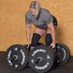 Mirafit Farmers Walk Handles 10 Mirafit Farmers Walk Handles -Fitness Promotion Store Donna Moore Performing Pre Lift of Farmers Walk Handles