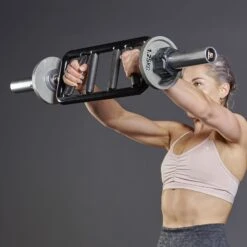 Mirafit M3 Olympic Tricep Bar 13 Mirafit M3 Olympic Tricep Bar -Fitness Promotion Store Front Raise with Mirafit M3 Tricep Bar