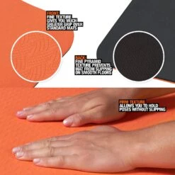 Mirafit 2 Tone TPE Non Slip Exercise Mat - 183cm -Fitness Promotion Store Infographic Mirafit Exercise Mats 1