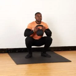 Mirafit Interlocking Floor Mats -Fitness Promotion Store Kettlebell Squat on a Mirafit Interlocking Floor Mats