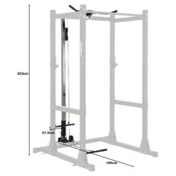 Mirafit M200 Power Rack Cable Pulley System -Fitness Promotion Store M200 Power Rack Cable System Measurements