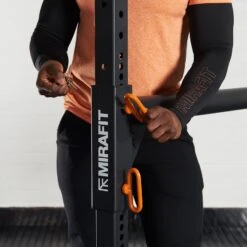 Mirafit M3 Strongman Yoke -Fitness Promotion Store Man Adjusting Height Mirafit M3 Strongman Yoke