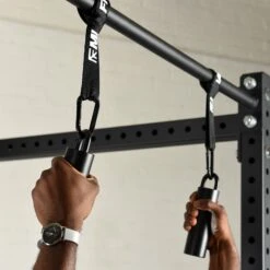 Mirafit Pillar Pull Up Grips 18 Mirafit Pillar Pull Up Grips -Fitness Promotion Store Man Gripping 48mm Mirafit Pillar Pull Up Grips