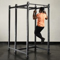 Mirafit Cannonball Pull Up Grips -Fitness Promotion Store Man Performing Cannonball Pull Ups