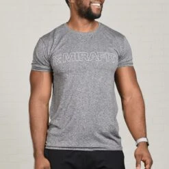 Mirafit Grey Marl Gym T-Shirt