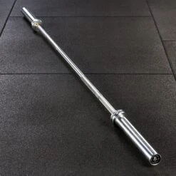 Mirafit M3 Women's 15kg Olympic Barbell -Fitness Promotion Store Mirafit 15kg M3 Barbell sat on gym mats