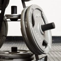 Mirafit 2" Olympic Weight Rack -Fitness Promotion Store Mirafit 2 Inch Olympic Weight Rack and Plates Close