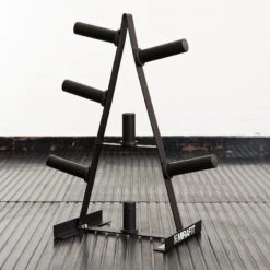 Mirafit 2" Olympic Weight Rack -Fitness Promotion Store Mirafit 2 Inch Olympic Weight Rack on Mat