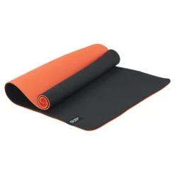 Mirafit 2 Tone TPE Exercise Mat With Eyelets - 124cm -Fitness Promotion Store Mirafit 2 Tone TPE Exercise Mat with Eyelets Orange