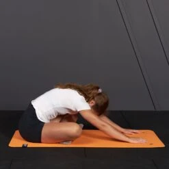 Mirafit Set Of 12 TPE Non Slip Exercise Mats And Wall Hanger -Fitness Promotion Store Mirafit 2 Tone TPE Exercise Mat with Eyelets Seated Forward Fold 1