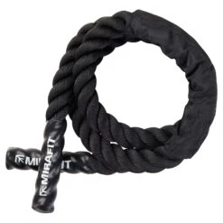 Mirafit Battle Jump Rope -Fitness Promotion Store Mirafit 2 inch Battle Jump Rope Coiled Up 3