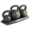 Mirafit 3pce Kettlebell Weight Set With Stand (Total 30lbs)