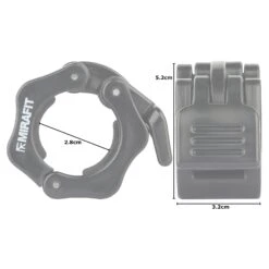 Mirafit 30mm Collars For Studio Pump Set -Fitness Promotion Store Mirafit 30mm QR Collars for Studio Pump Set Measurements