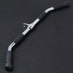 Mirafit 36" Lat Pull Down Bar Attachment With Rubber Grips -Fitness Promotion Store Mirafit 36inch Lat Pull Bar Attachment on mat