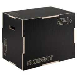 Mirafit 3in1 Anti-Slip Wood Plyo Box - 30" X 24" X 20"