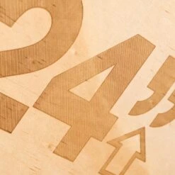 Mirafit 3in1 Wooden Plyo Jump Box - 30" X 24" X 20" 13 Mirafit 3in1 Wooden Plyo Jump Box - 30" X 24" X 20" -Fitness Promotion Store Mirafit 3in1 Wooden Plyo Jump Box 30x24x20 Close Up Laser Cutting View