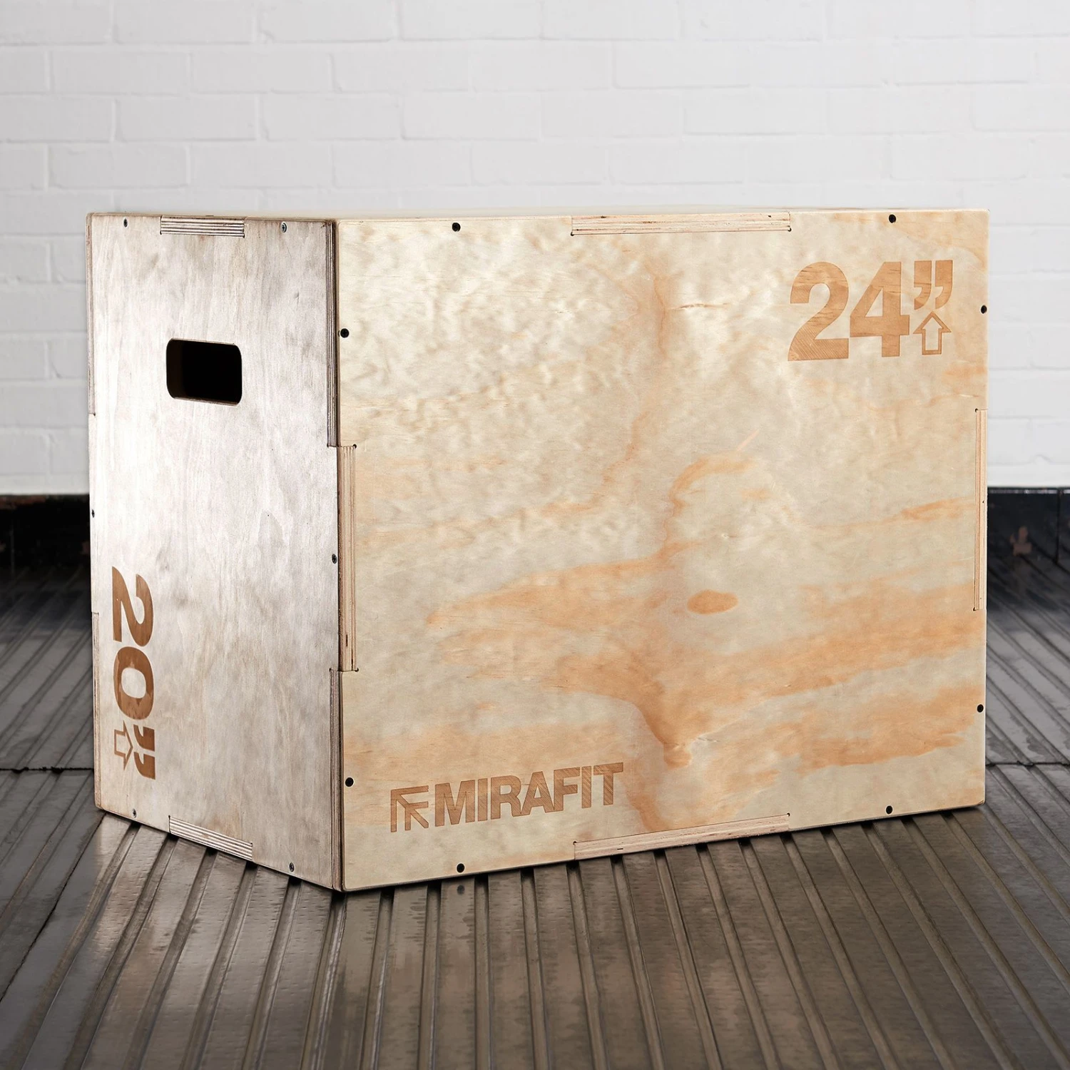 Mirafit 3in1 Wooden Plyo Jump Box - 30" X 24" X 20" 3 Mirafit 3in1 Wooden Plyo Jump Box - 30" X 24" X 20" - Image 3