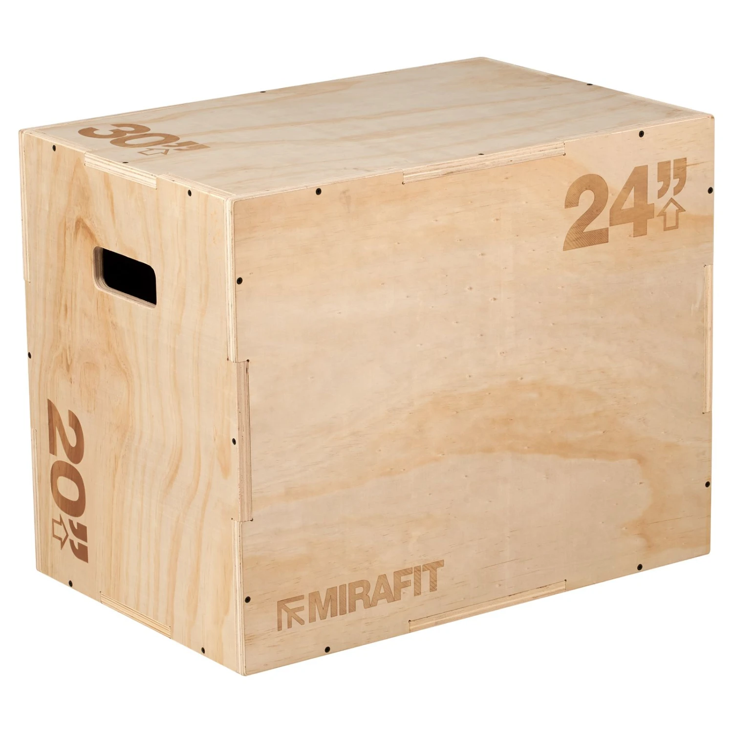 Mirafit 3in1 Wooden Plyo Jump Box - 30" X 24" X 20" 1 Mirafit 3in1 Wooden Plyo Jump Box - 30" X 24" X 20"