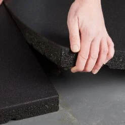 Mirafit 40mm Rubber Gym Floor Mats -Fitness Promotion Store Mirafit 40mm Rubber Gym Floor Mats being installed 1