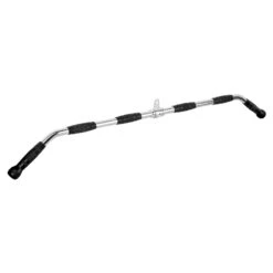 Mirafit 47" Lat Pull Bar Attachment With Rubber Grips