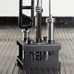 Mirafit 5 Olympic Bar Floor Stand -Fitness Promotion Store Mirafit 5 Olympic Bar Floor Stand with bars