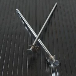 Mirafit Power Rack Spotter Bars -Fitness Promotion Store Mirafit 60mm Weightlifting Spotter Bars Sat on Gym Mats