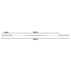 Mirafit 6ft International Olympic Bar -Fitness Promotion Store Mirafit 6ft International Olympic Barbell Measurements 1