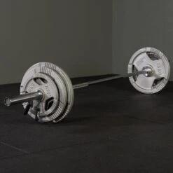 Mirafit Olympic Bar & Cast Iron Weight Plates Set -Fitness Promotion Store Mirafit 7ft Bar and 60kg Plate Kit