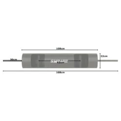 Mirafit 8.7" Strongman Log With Standard Sleeves -Fitness Promotion Store Mirafit 8 7 inch Strongman Log with 1 inch Sleeves Measurements