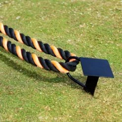 Mirafit Battle Rope Outdoor Stake/Spike Ground Anchor -Fitness Promotion Store Mirafit Battle Rope Outdoor Stake Ground Anchor with Battle Rope Looped Through