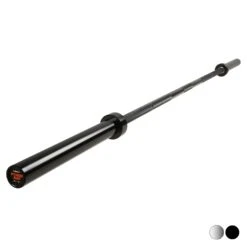 Mirafit 20kg Powerlifting Bar & Plates Set 19 Mirafit 20kg Powerlifting Bar & Plates Set -Fitness Promotion Store Mirafit Black 20kg Power Bar on White Background