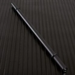 Mirafit Shorty 5ft Axle Bar -Fitness Promotion Store Mirafit Black 5ft Axle Bar on Gym Mat