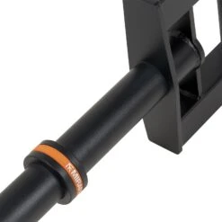 Mirafit Multi Grip Olympic Swiss Bar - Black -Fitness Promotion Store Mirafit Black Olympic Swiss Bar Shoulder Close Up on White Background